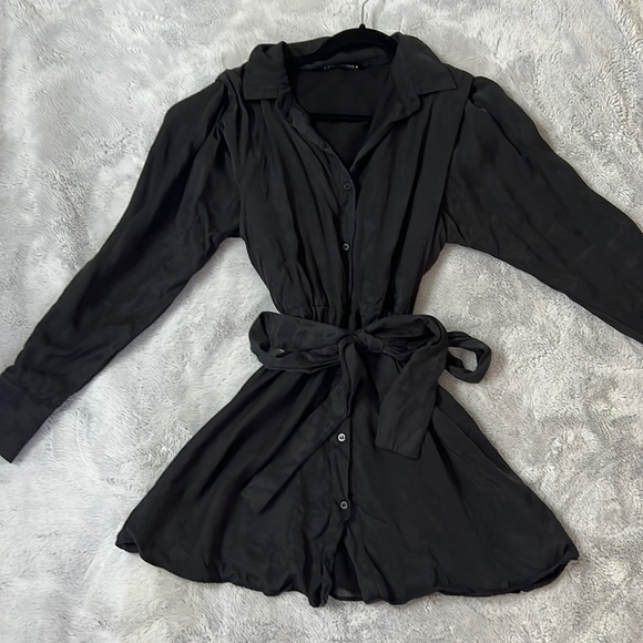 ZARA button long sleeve dress - Picture 4 of 10